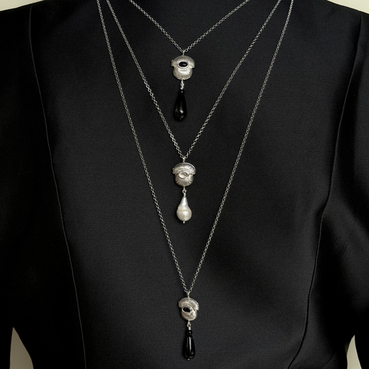 Collar Relicario Oda Ónix
