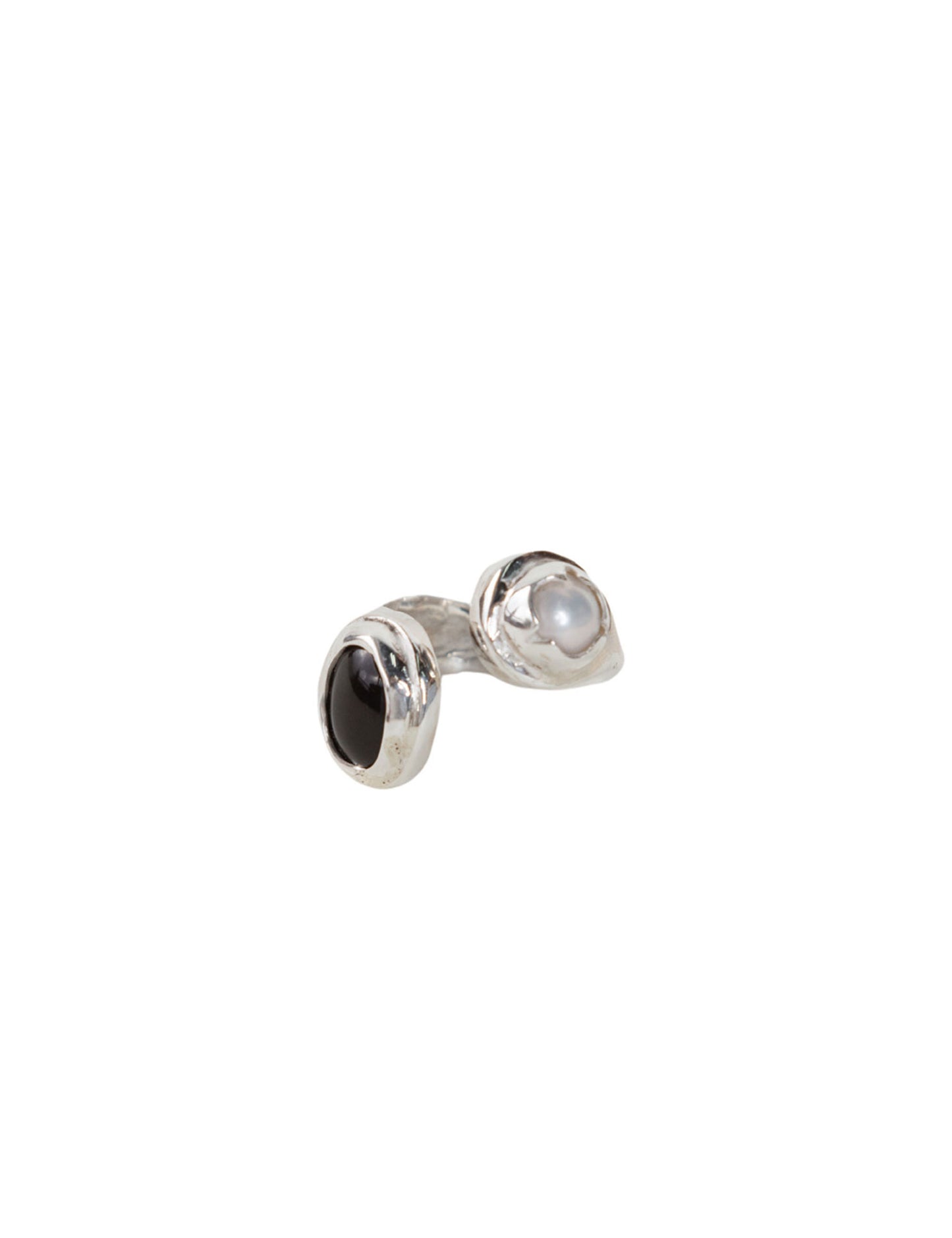 Anillo Lado Revés Ónix