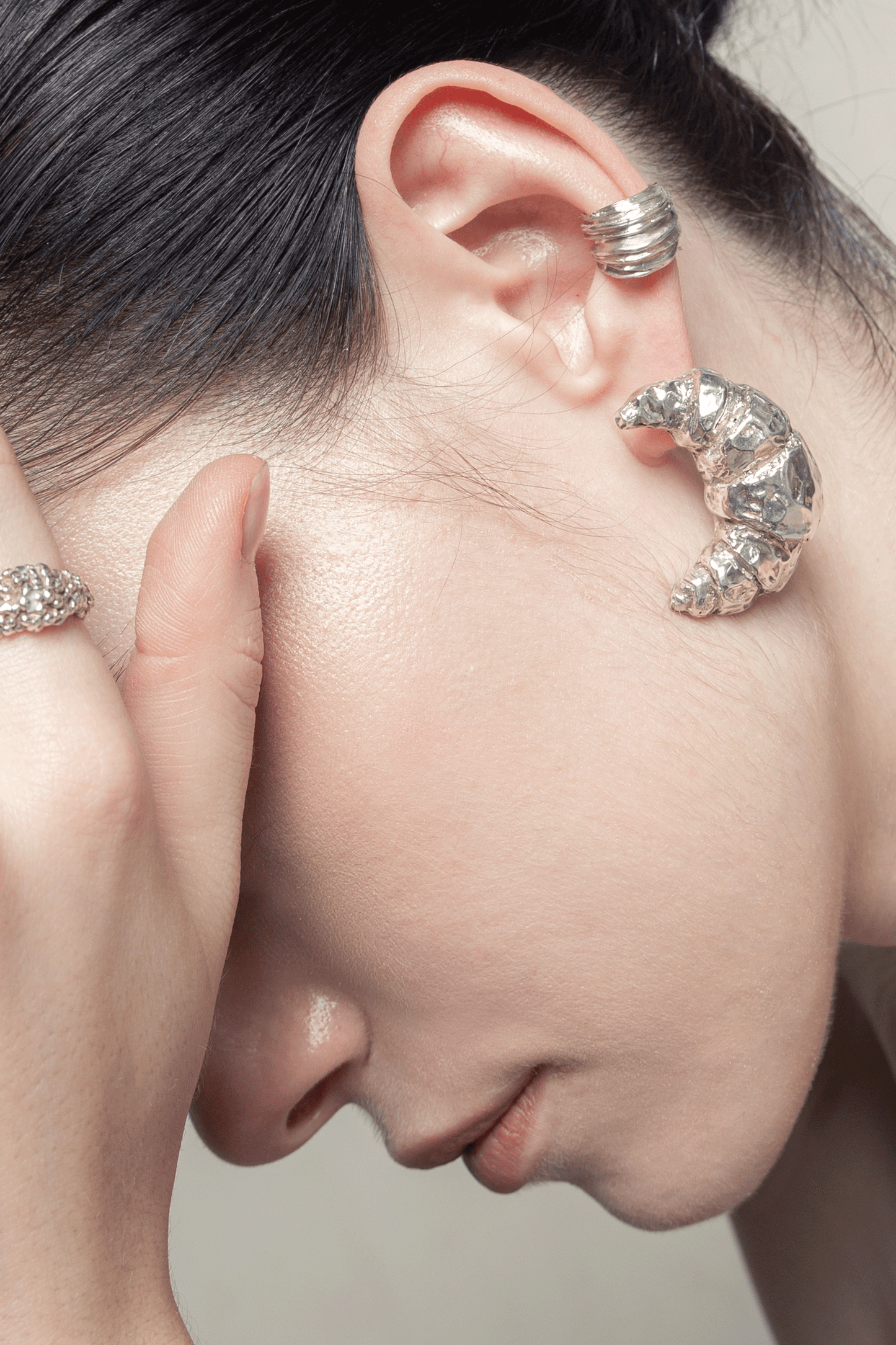 Aretes Croissant Maxi