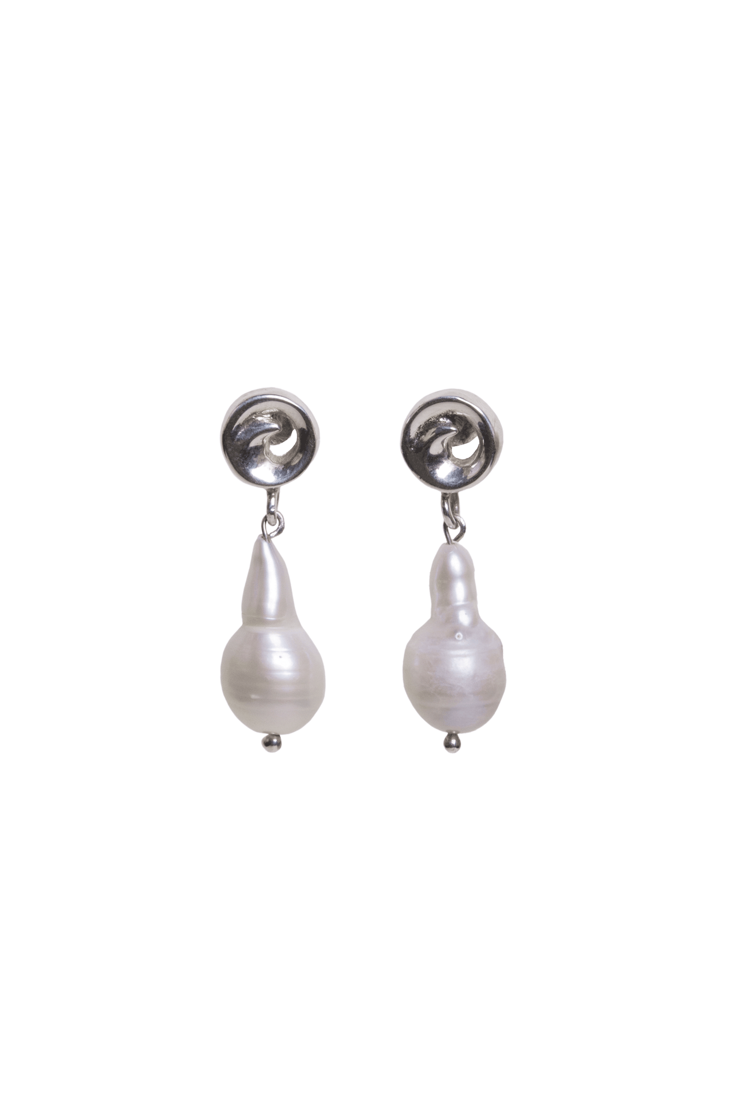 Aretes Rollitos Midi Perla