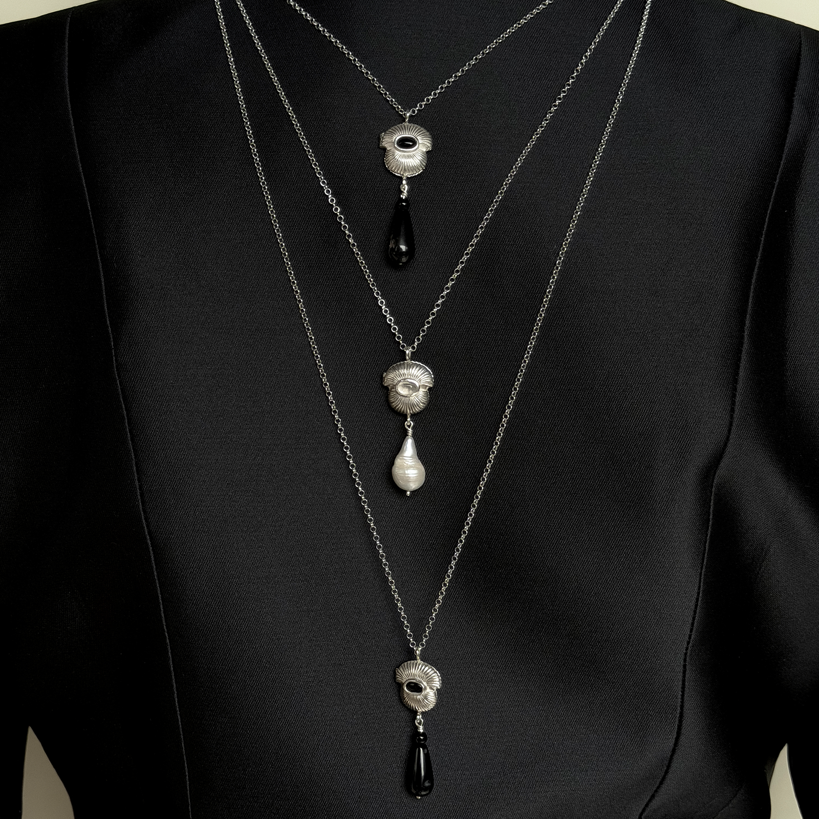 Collar Relicario Oda Ónix