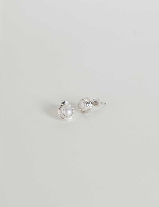 Aretes Topo Encaje De Randa