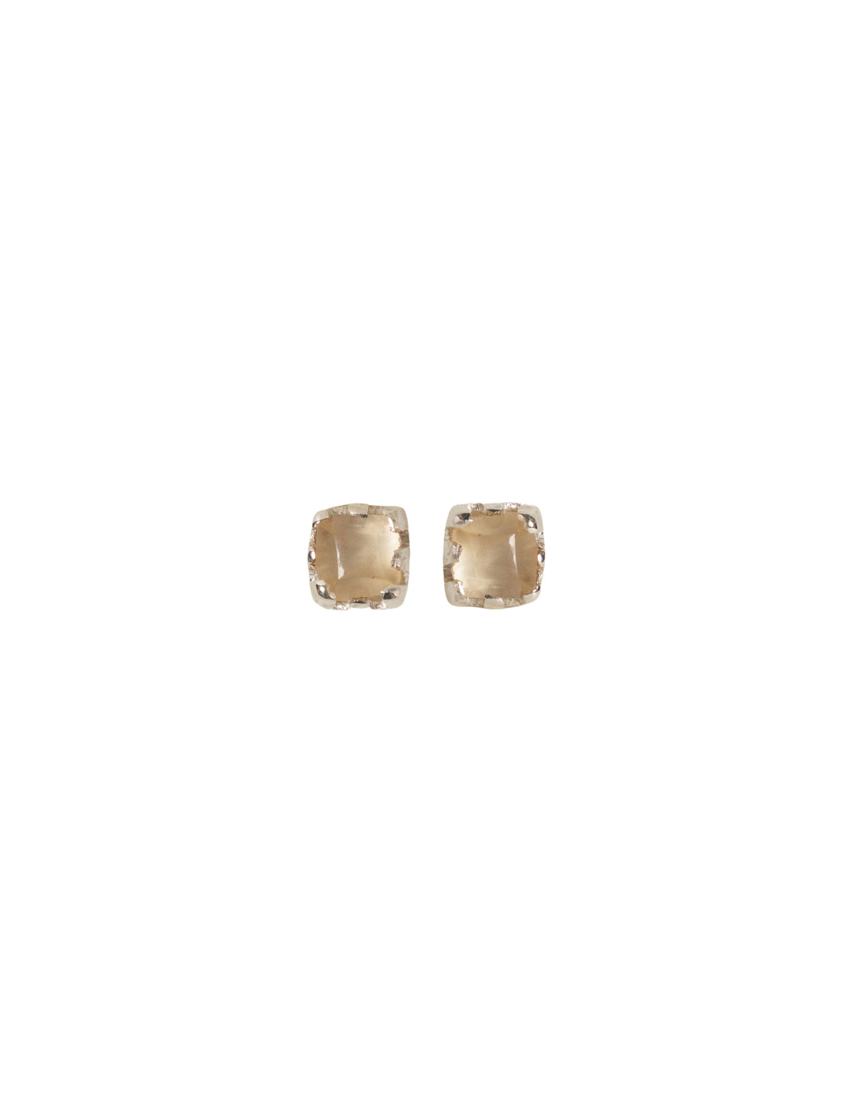 Aretes Topo Rombo Trenzado
