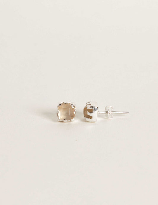 Aretes Topo Rombo Trenzado