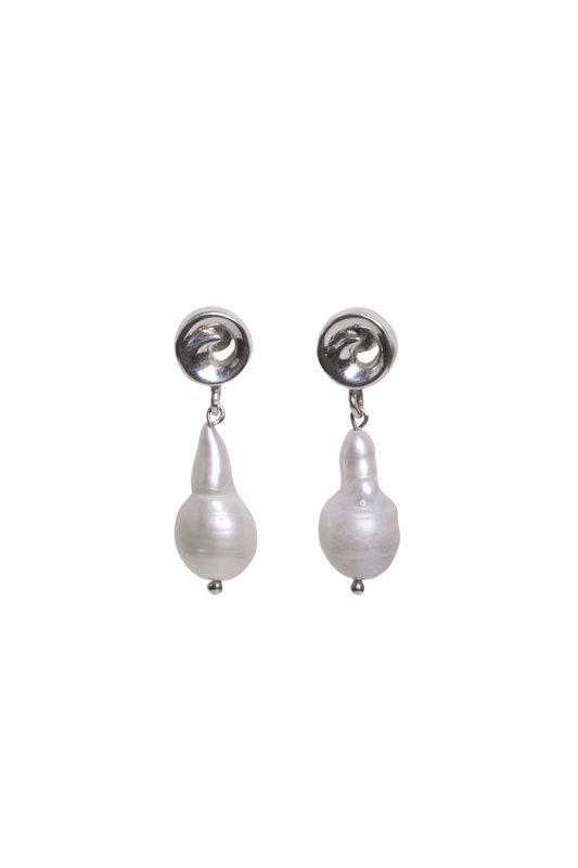 Aretes Rollitos Midi Perla
