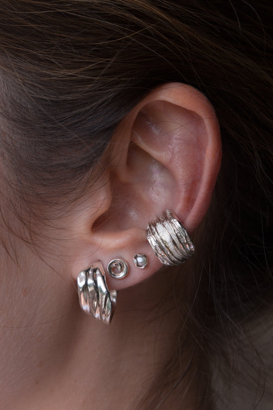 Aretes Topo Rollitos Mini